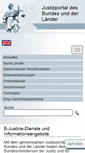 Mobile Screenshot of justiz.de